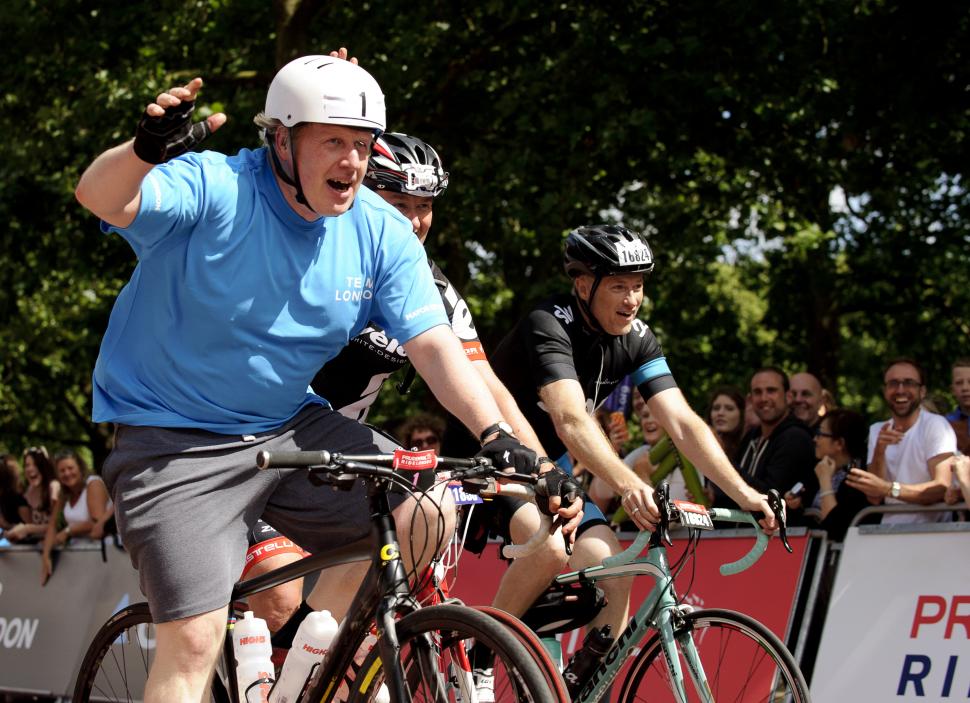 Boris Johnson admits riding bike without rear light road.cc